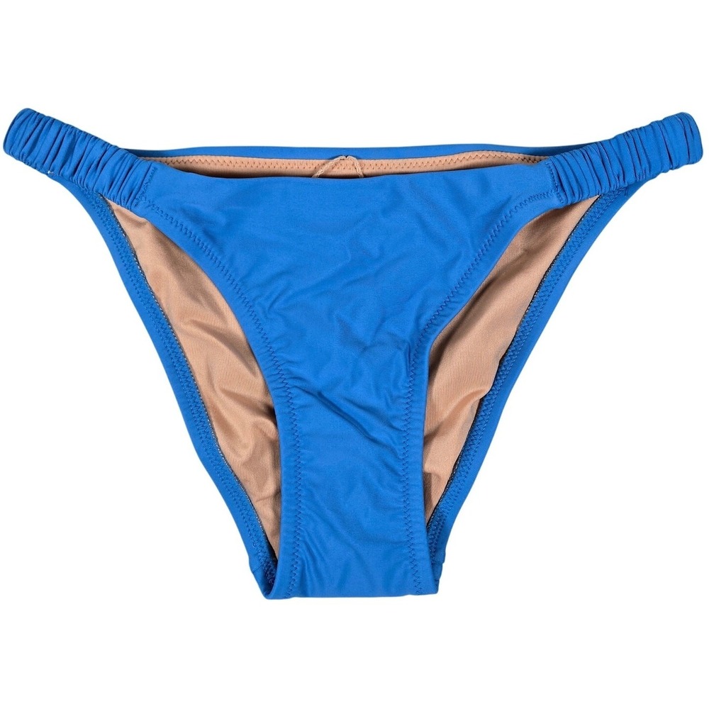 J.‎ Crew Scrunchie-strap full-coverage bikini bottom Blue XXS NWT